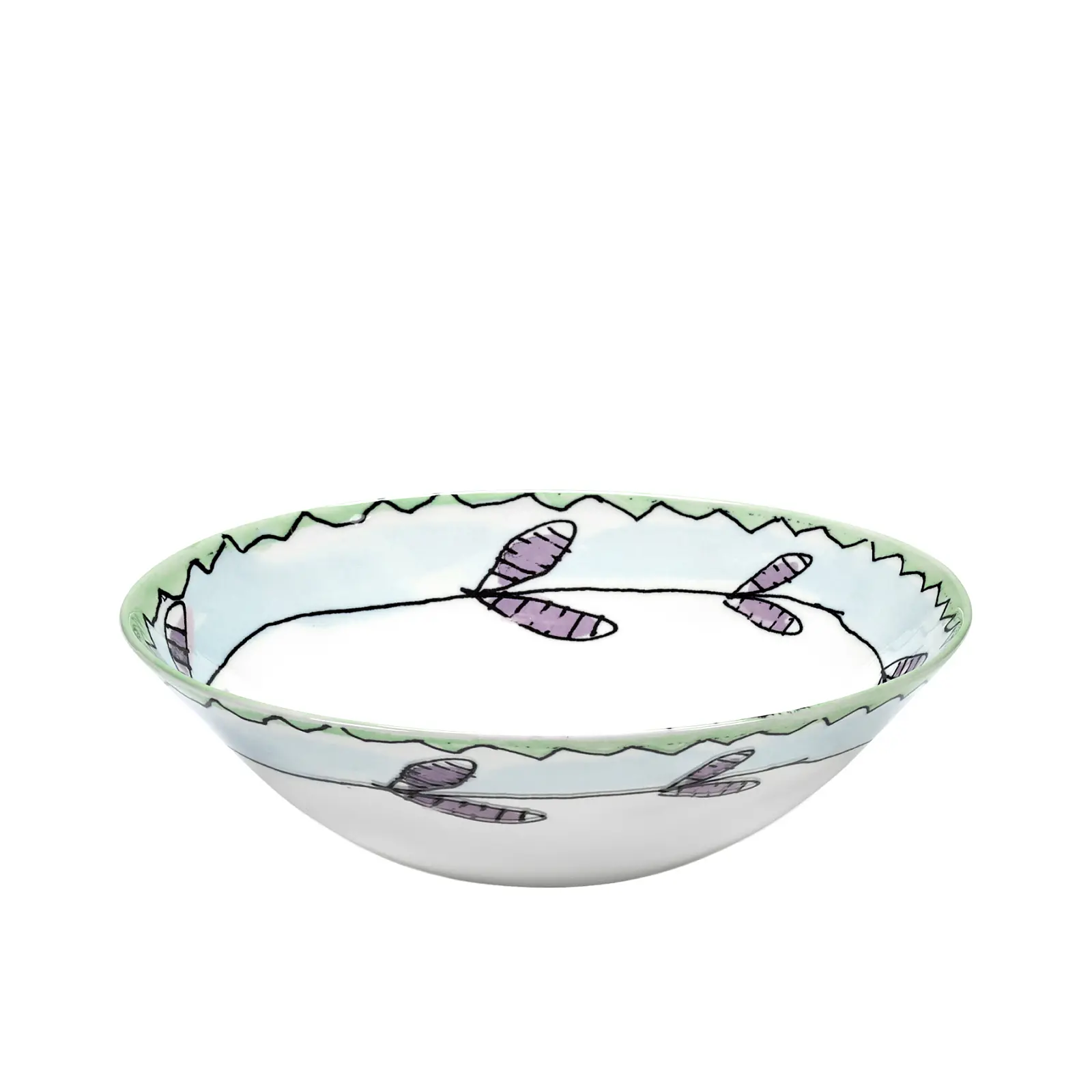 Сервировочный салатник Midnight Flowers, 18 см