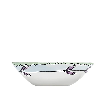 Сервировочный салатник Midnight Flowers, 18 см
