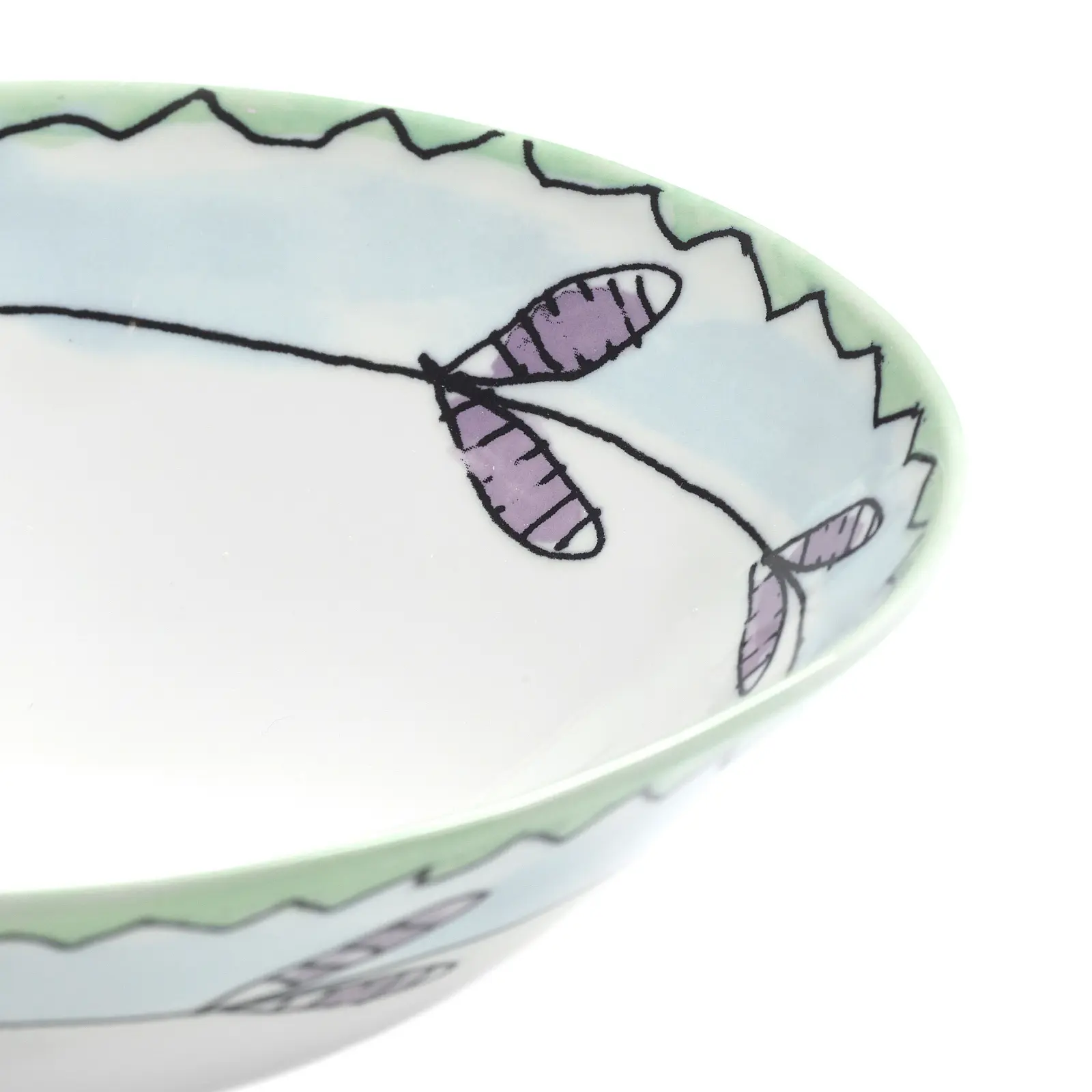 Сервировочный салатник Midnight Flowers, 18 см