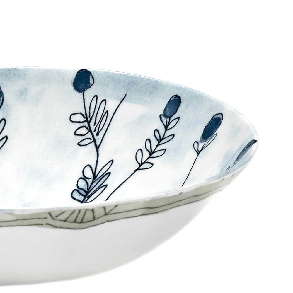 Сервировочный салатник Midnight Flowers, 18 см от Serax