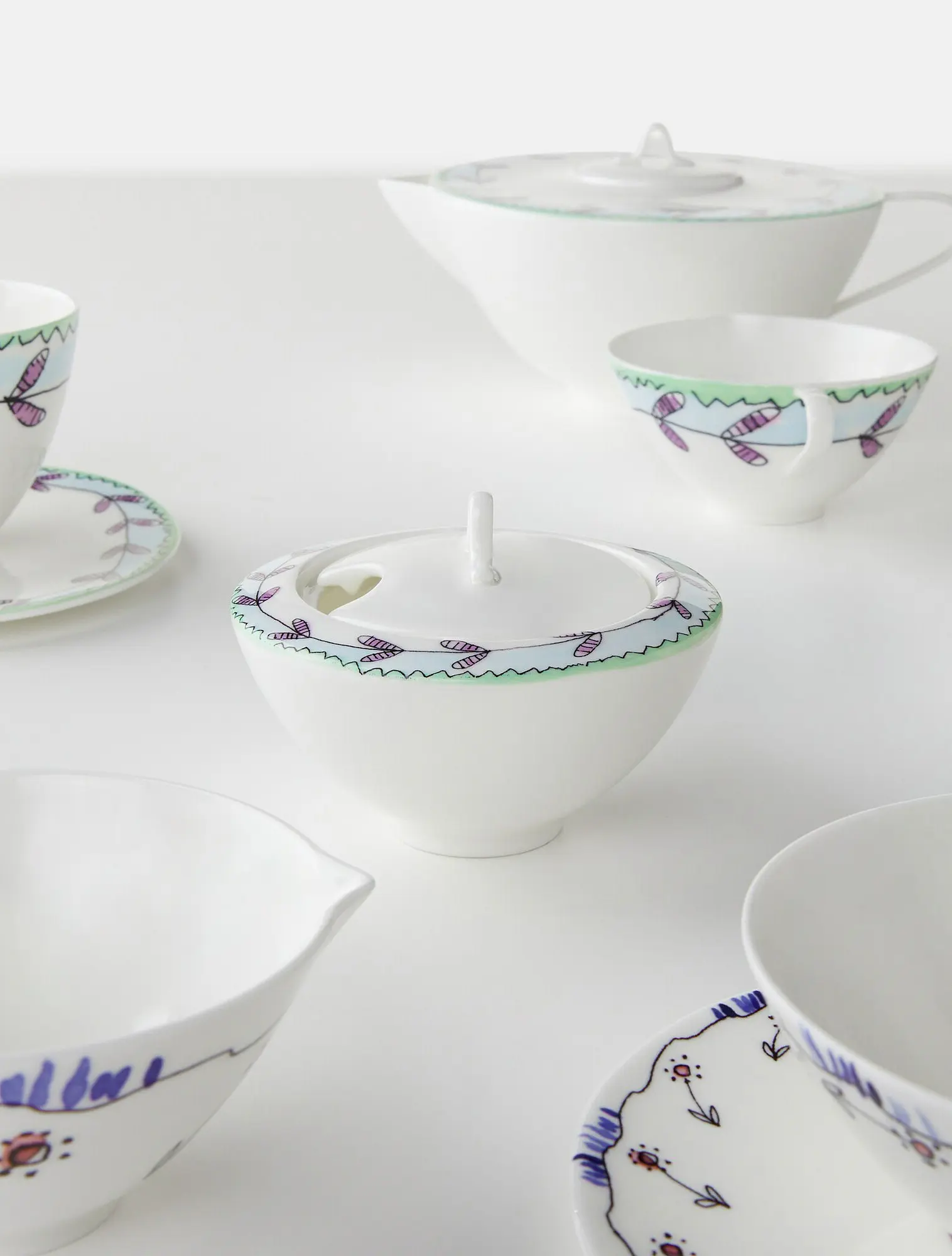 Сахарница Midnight Flowers, 190 мл