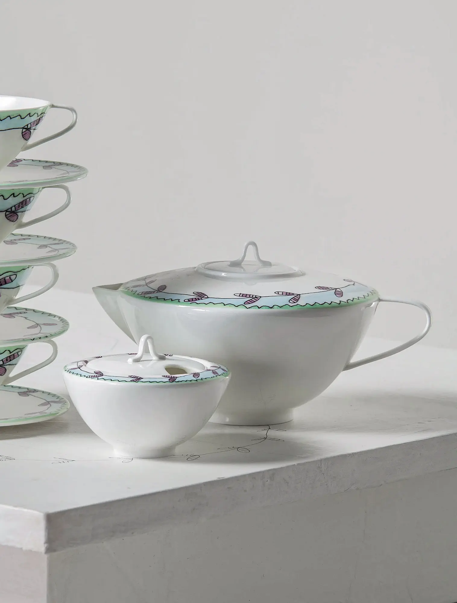 Сахарница Midnight Flowers, 190 мл