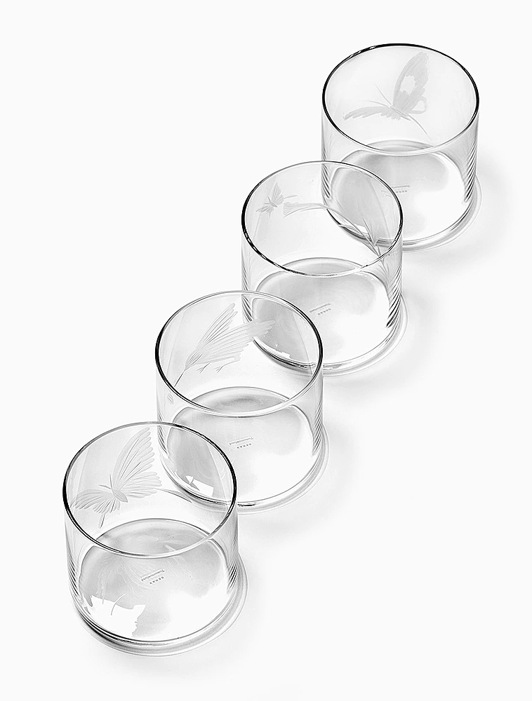 Набор из 4 стаканов для воды Unity Glassware от Serax