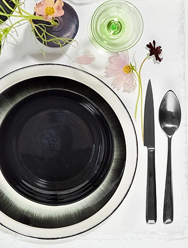 Набор столовых приборов Zoe Anthracite на 6 персон, 24 пр.