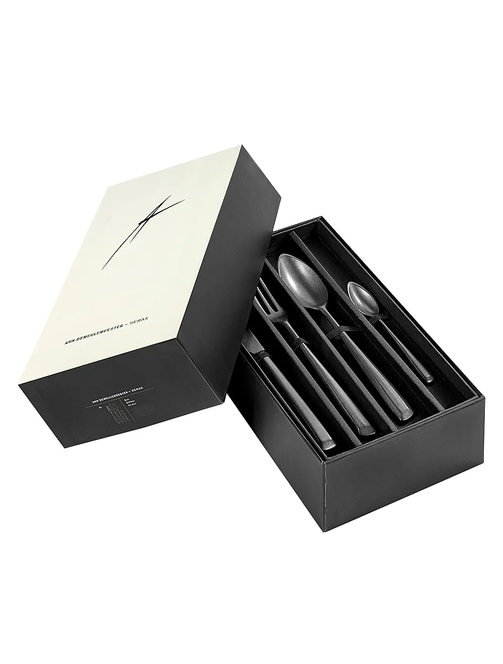 Набор столовых приборов Zoe Anthracite на 6 персон, 24 пр.