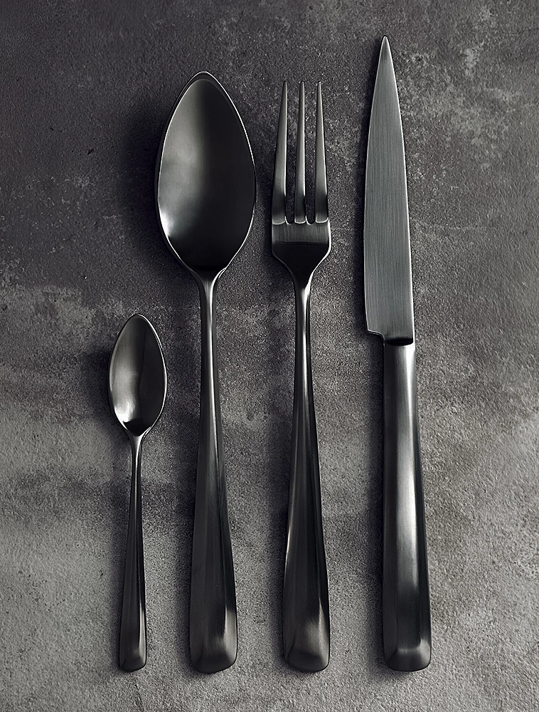 Набор столовых приборов Zoe Black на 6 персон, 24 пр. от Serax