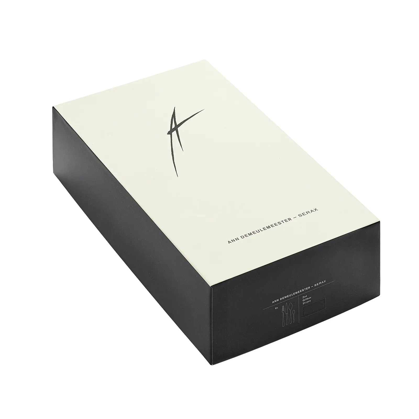 Набор столовых приборов Zoe Black на 6 персон, 24 пр.