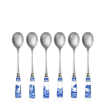 Набор из 6 чайных ложек Blue Italian, 15,5 см