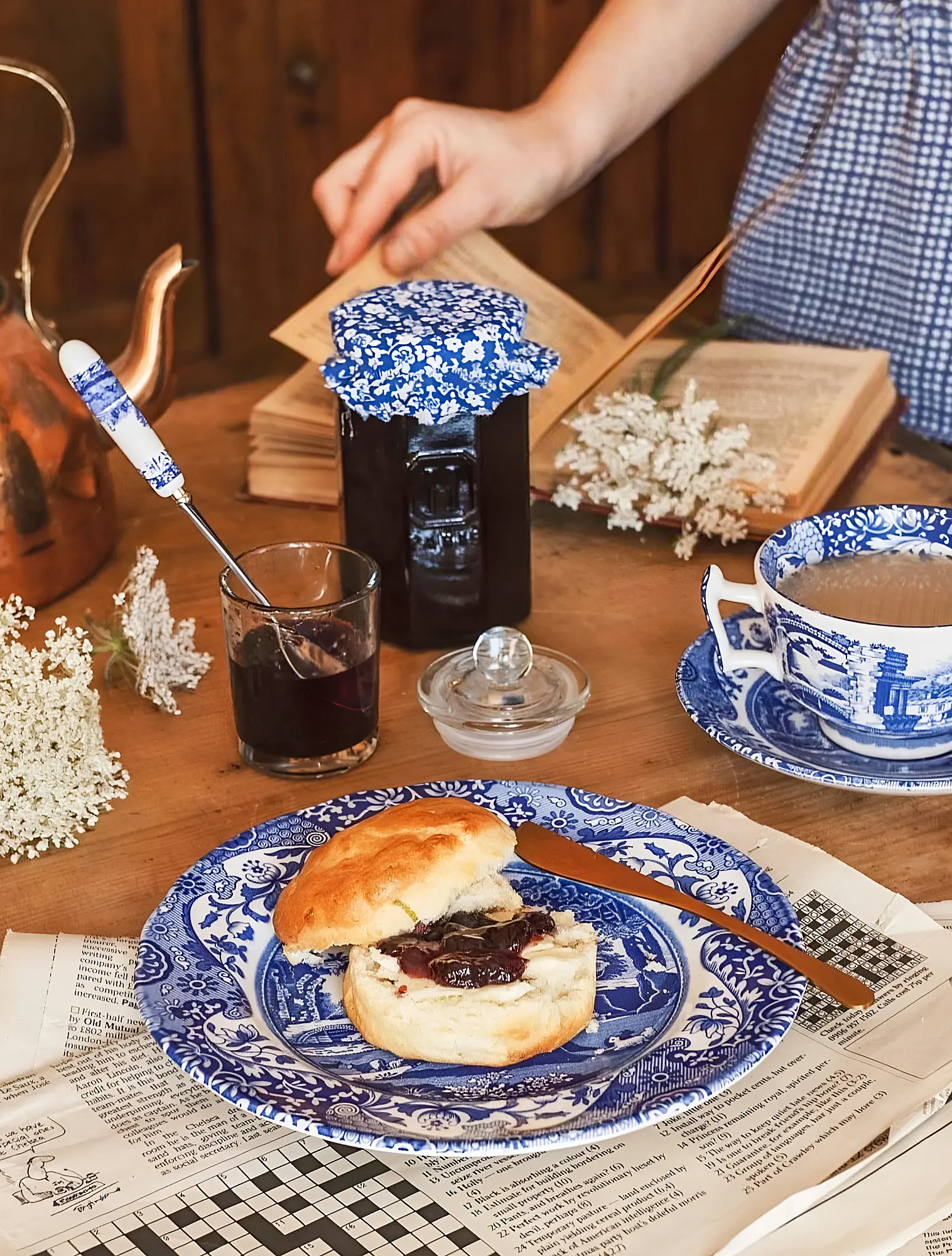 Набор из 6 чайных ложек Blue Italian, 15,5 см