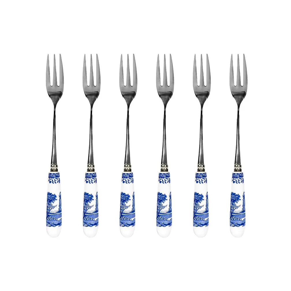 Набор из 6 десертных вилок Blue Italian, 15,5 см от Spode