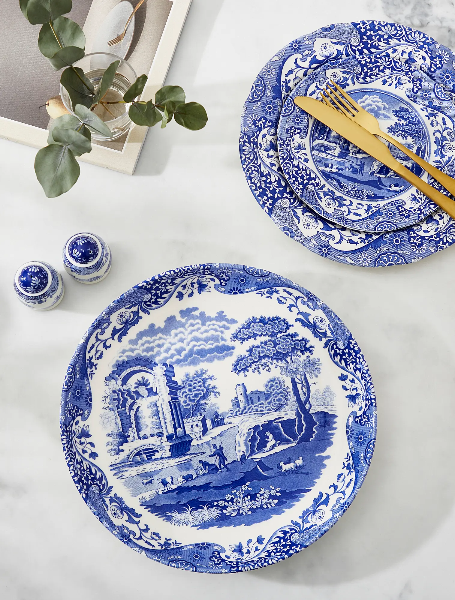 Глубокое блюдо Blue Italian, 30 см