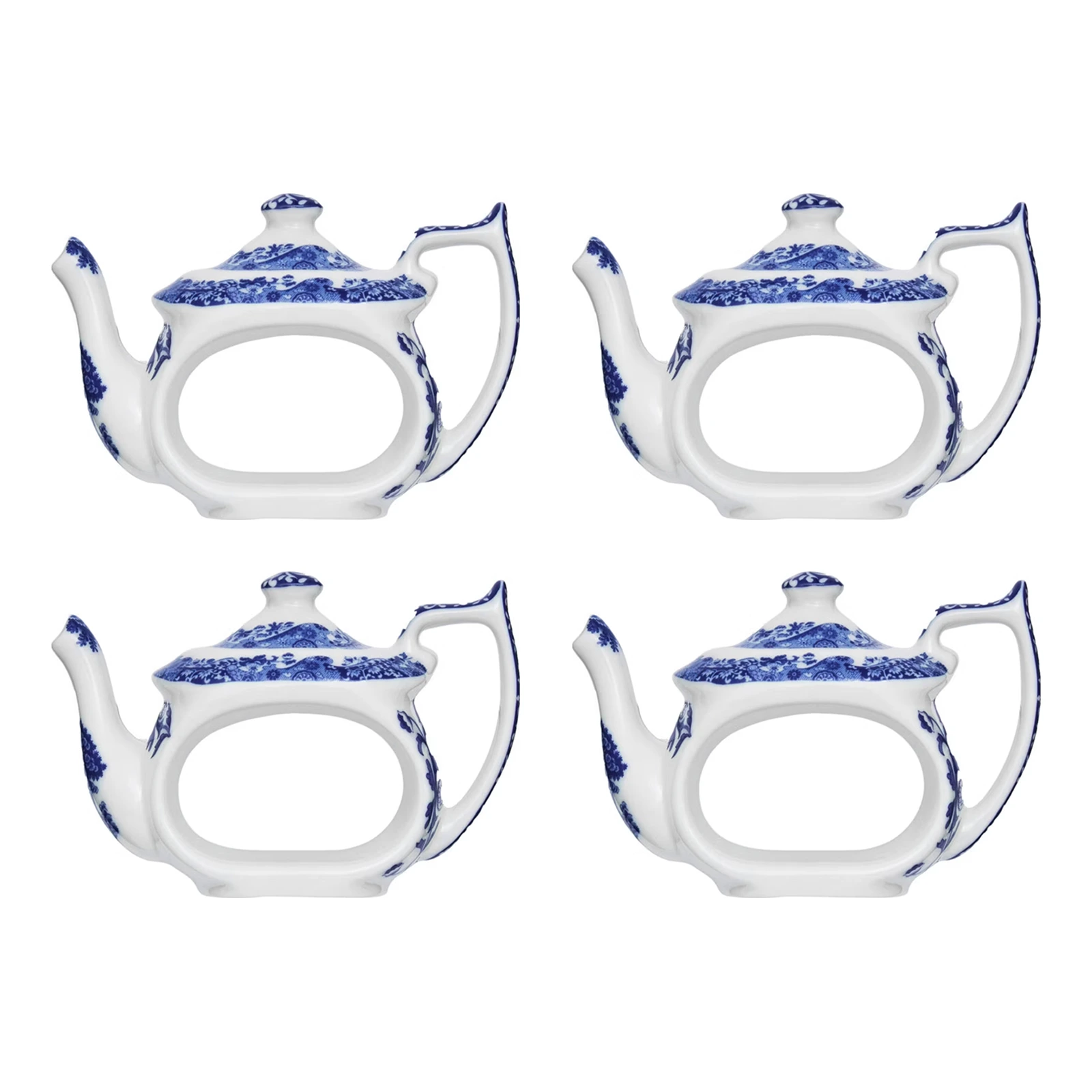 Набор из 4 колец для салфеток Blue Italian