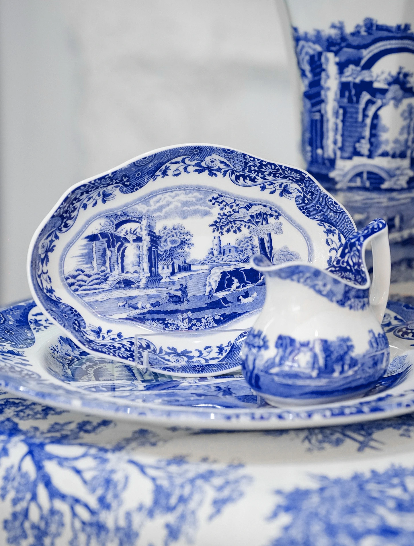 Глубокое блюдо Blue Italian, 22 см