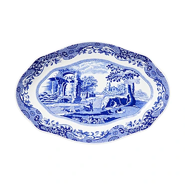 Глубокое блюдо Blue Italian, 22 см