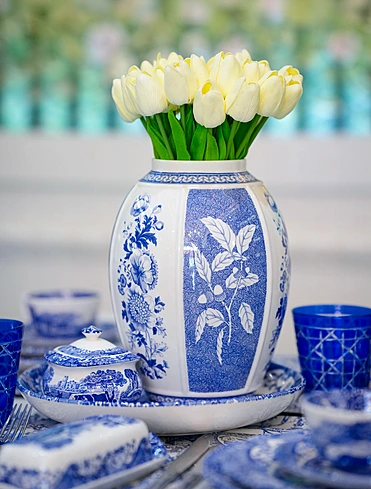 Ваза Blue Italian, 25,5 см