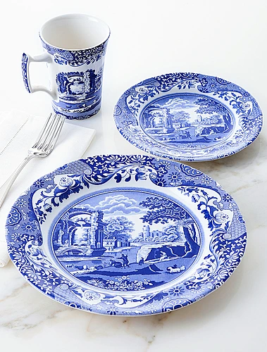 Обеденная тарелка Blue Italian, 27 см