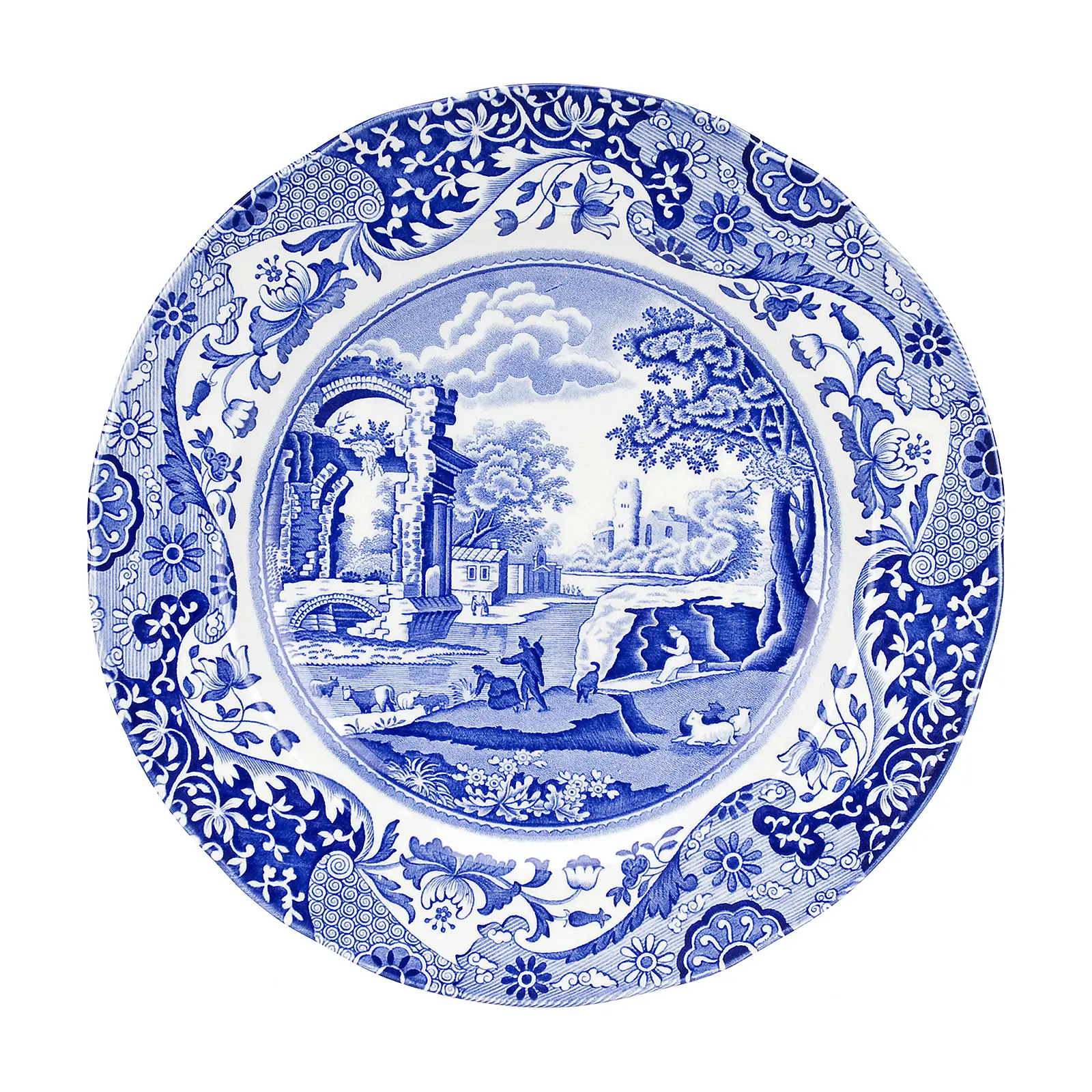 Закусочная тарелка Blue Italian, 23 см