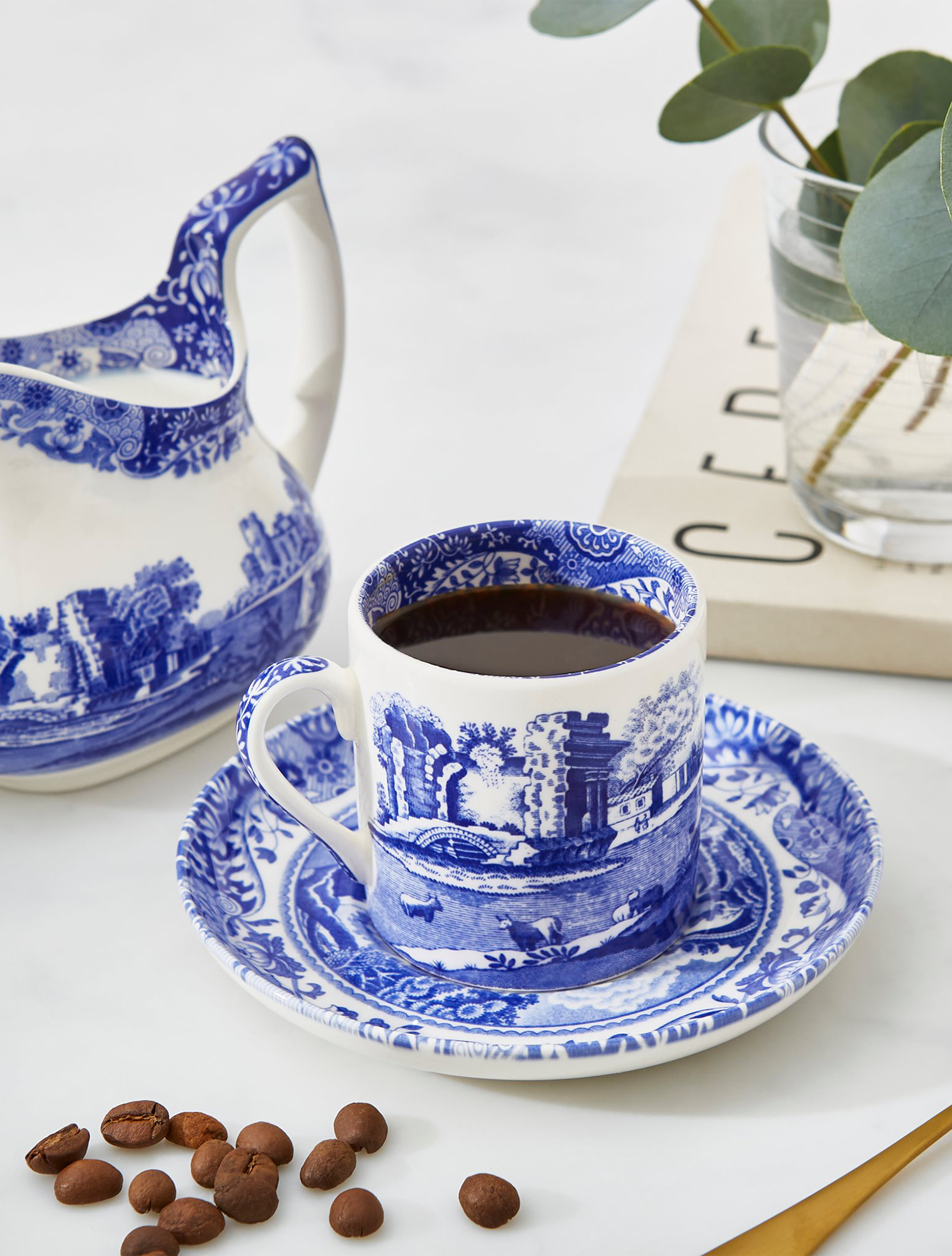 Кофейная пара Blue Italian, 90 мл от Spode