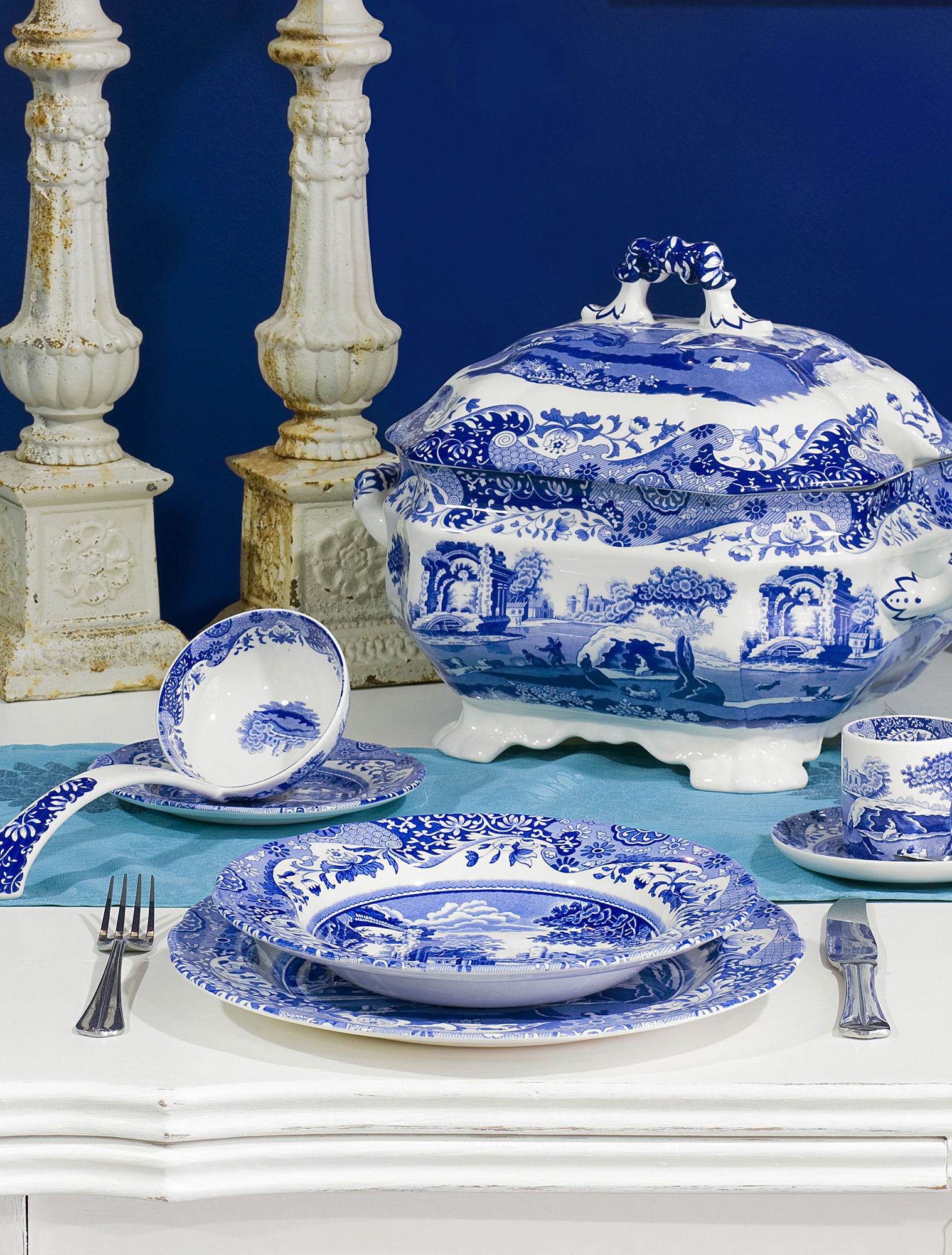Суповая тарелка Blue Italian, 23 см от Spode
