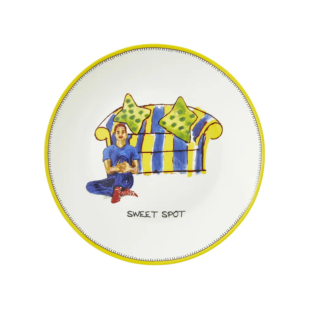 Набор из 4 пирожковых тарелок Kit Kemp Doodles, 15,5 см от Spode