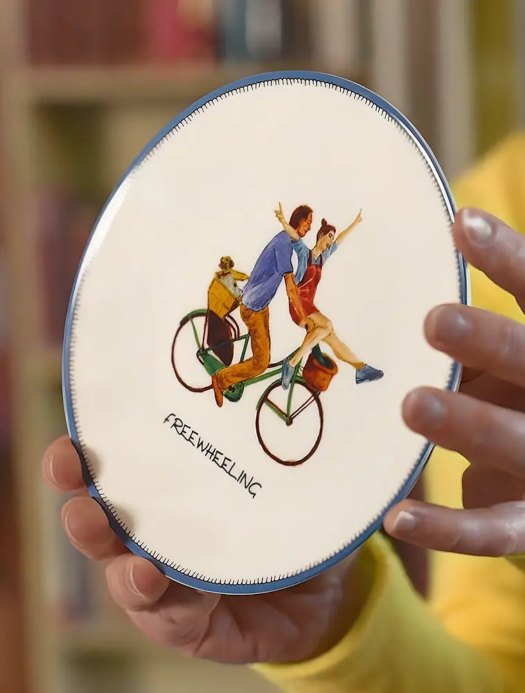 Набор из 4 пирожковых тарелок Kit Kemp Doodles, 15,5 см от Spode