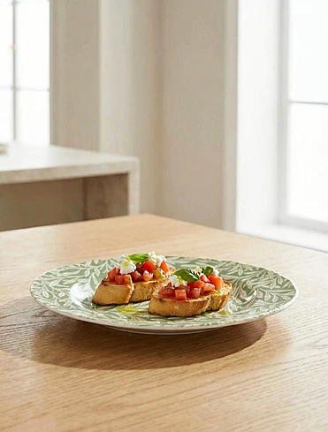 Набор из 4 закусочных тарелок Morris & Co, 23 см