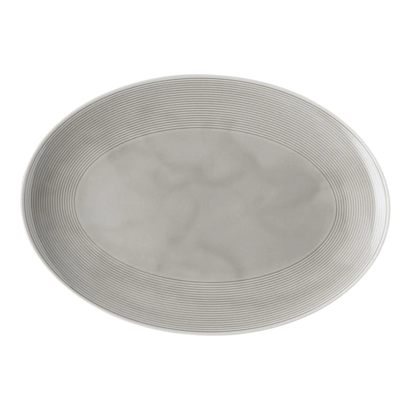 Плоское блюдо Loft Moon Grey, 34 см