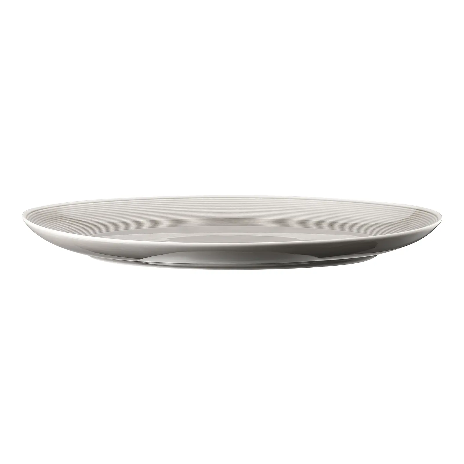 Плоское блюдо Loft Moon Grey, 34 см