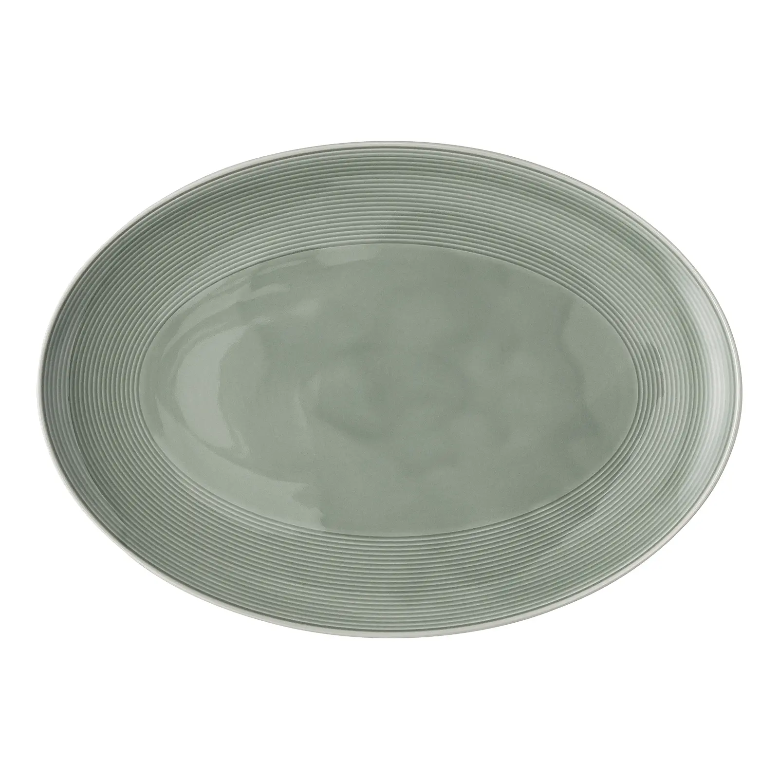 Плоское блюдо Loft Moss Green, 34 см