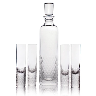 Набор из штофа и 4 стопок Artic