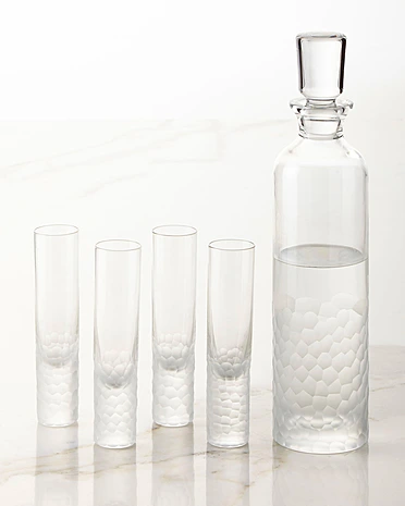 Набор из штофа и 4 стопок Artic