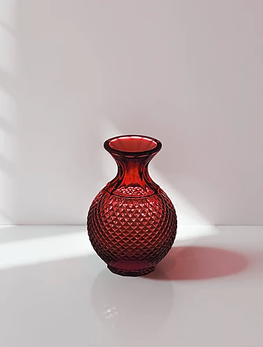 Ваза Bicos Red, 13 см
