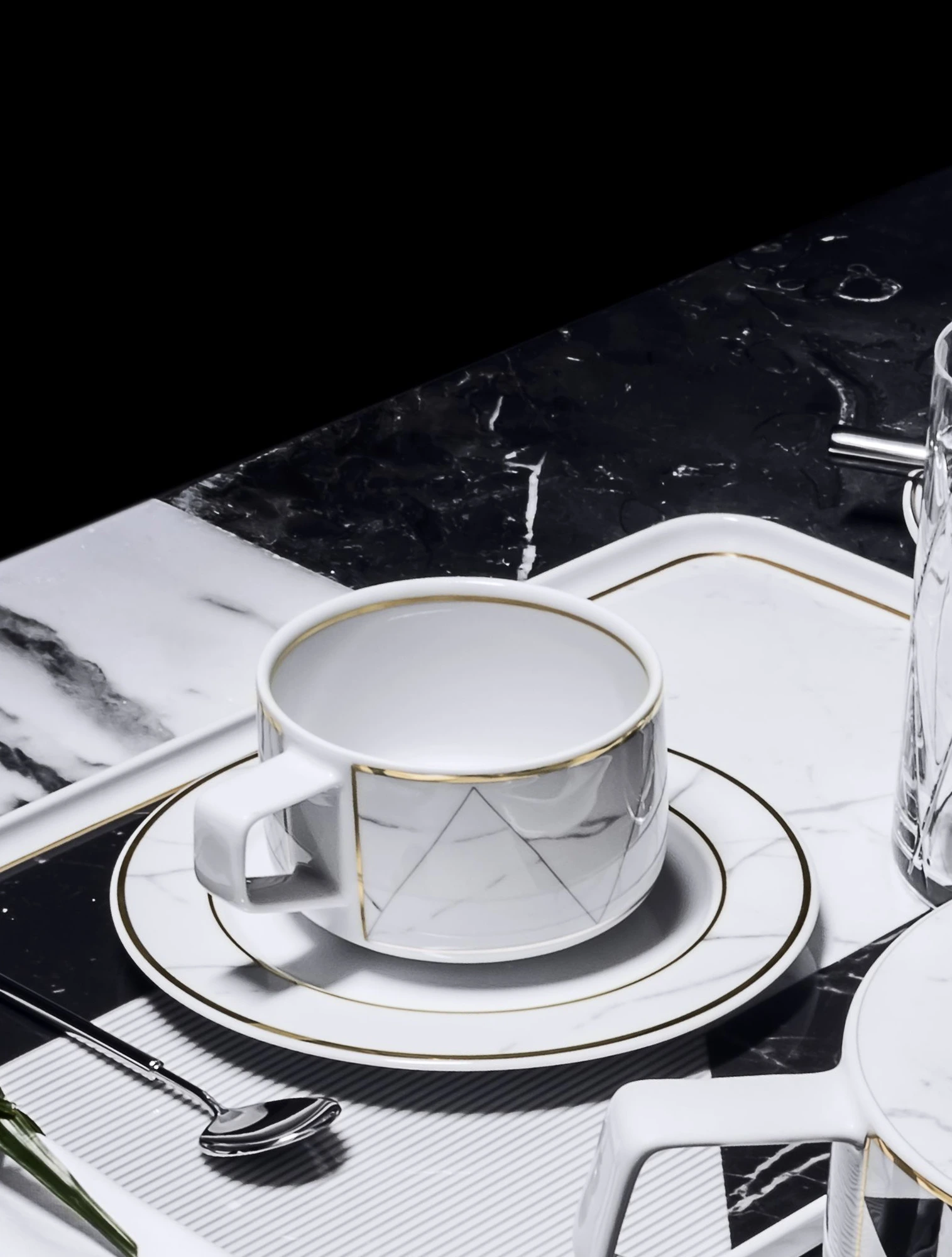 Блюдце для чайной чашки Carrara 230 мл