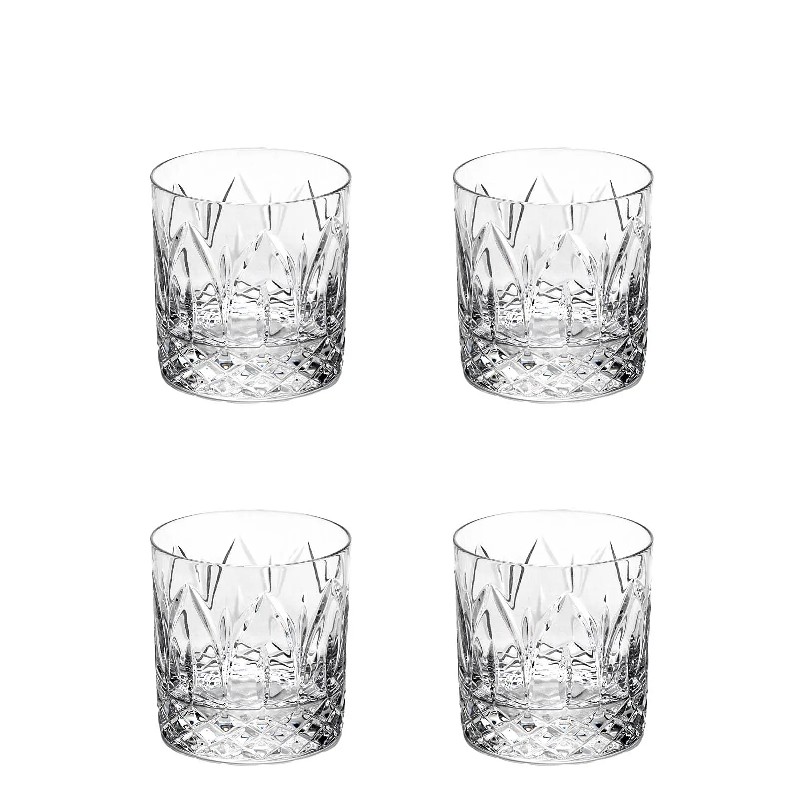 Набор из 4 стаканов для виски Chartres, 280 мл