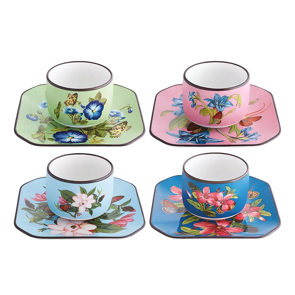 Набор из 4 кофейных пар Fete Vos Jeux, 100 мл от Vista Alegre