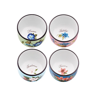 Набор из 4 кофейных пар Fete Vos Jeux, 100 мл