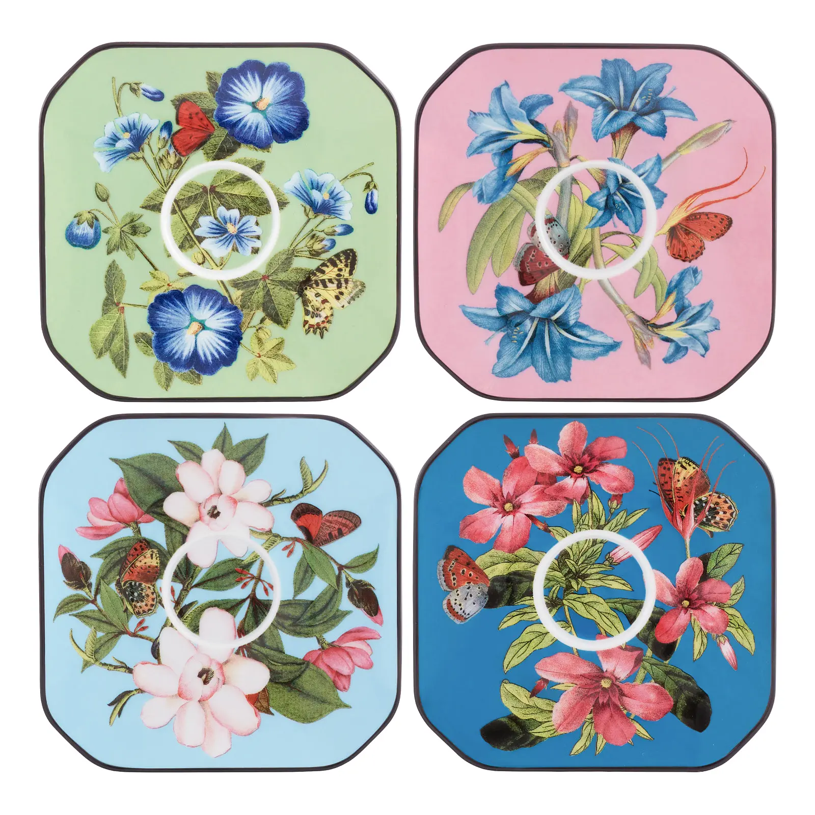 Набор из 4 кофейных пар Fete Vos Jeux, 100 мл