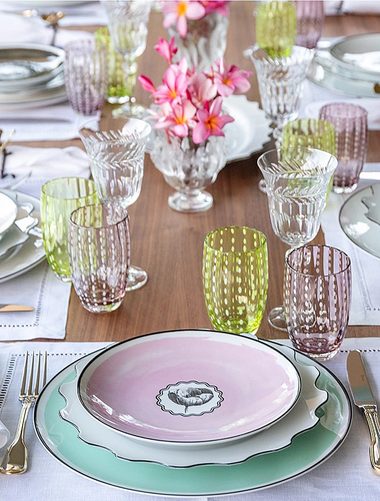 Набор из 4 закусочных тарелок Herbariae, 23,5 см от Vista Alegre