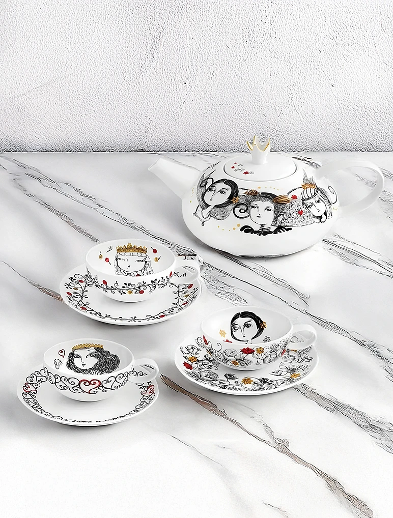 Набор из 6 чайных пар Rainhas de Portugal, 250 мл от Vista Alegre