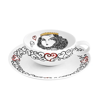 Набор из 6 чайных пар Rainhas de Portugal, 250 мл