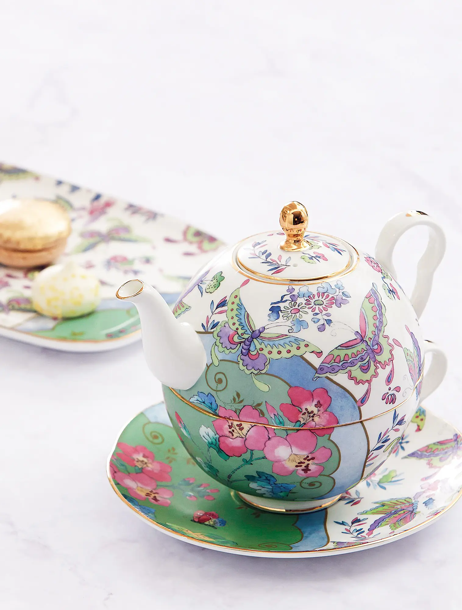 Чайный набор из 3 предметов Butterfly Bloom