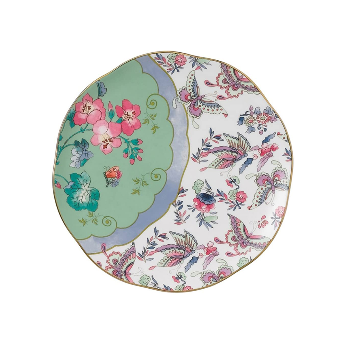 Набор из 4 закусочных тарелок Butterfly Bloom, 21 см от Wedgwood