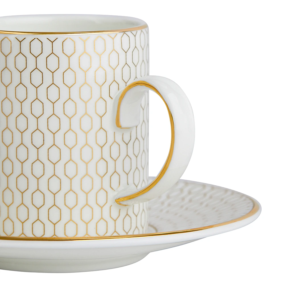 Кофейная пара Gio Gold (Arris), 80 мл от Wedgwood