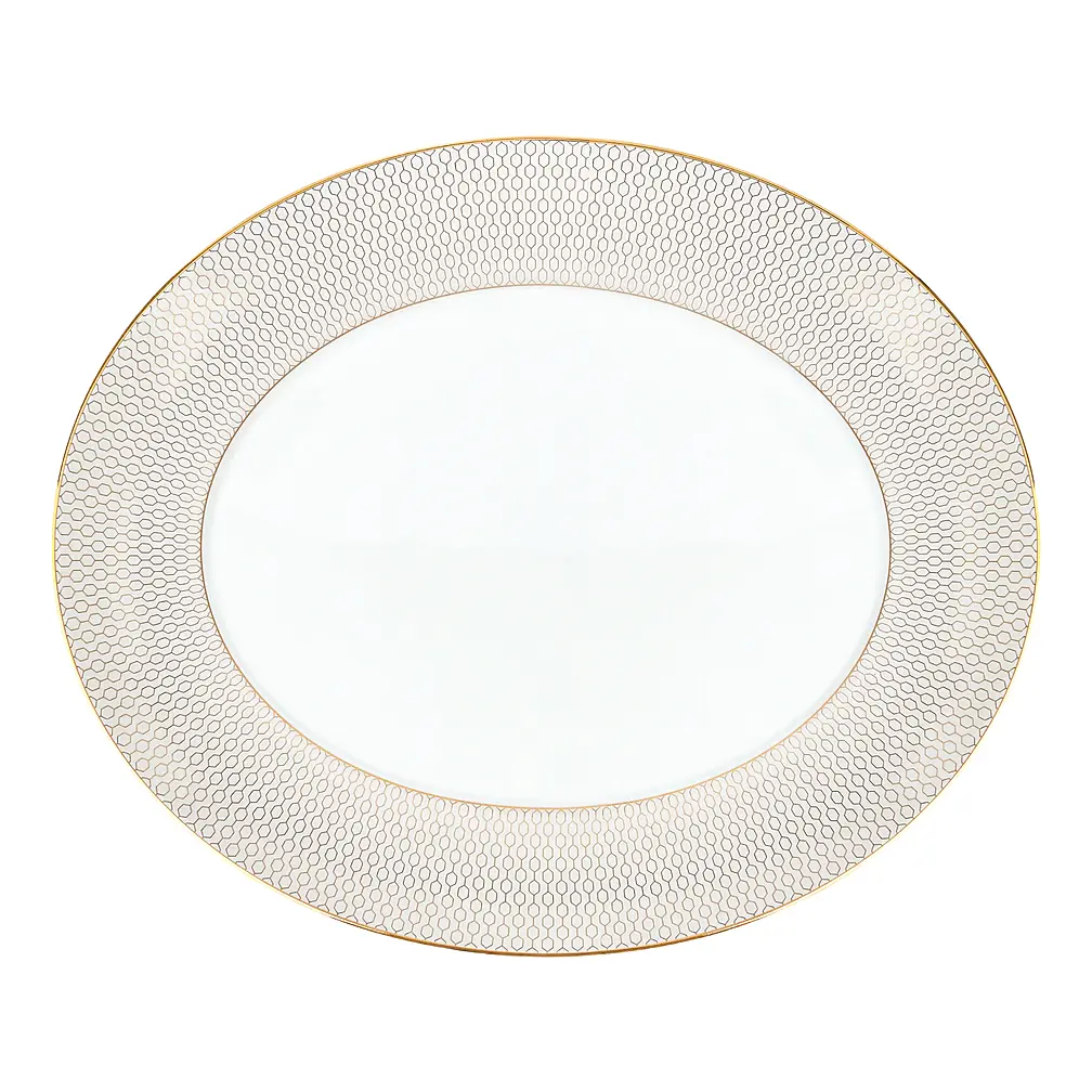 Плоское блюдо Gio Gold (Arris), 33 см от Wedgwood