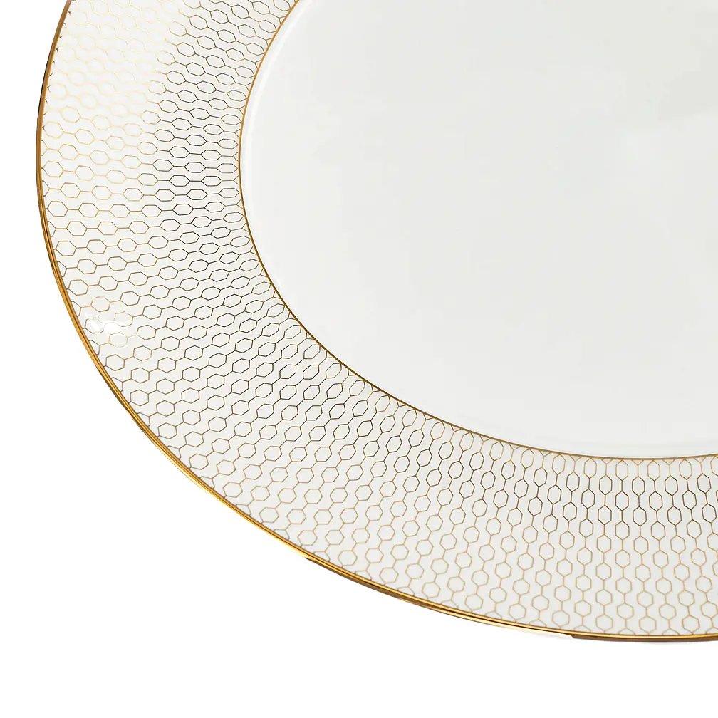 Плоское блюдо Gio Gold (Arris), 33 см от Wedgwood