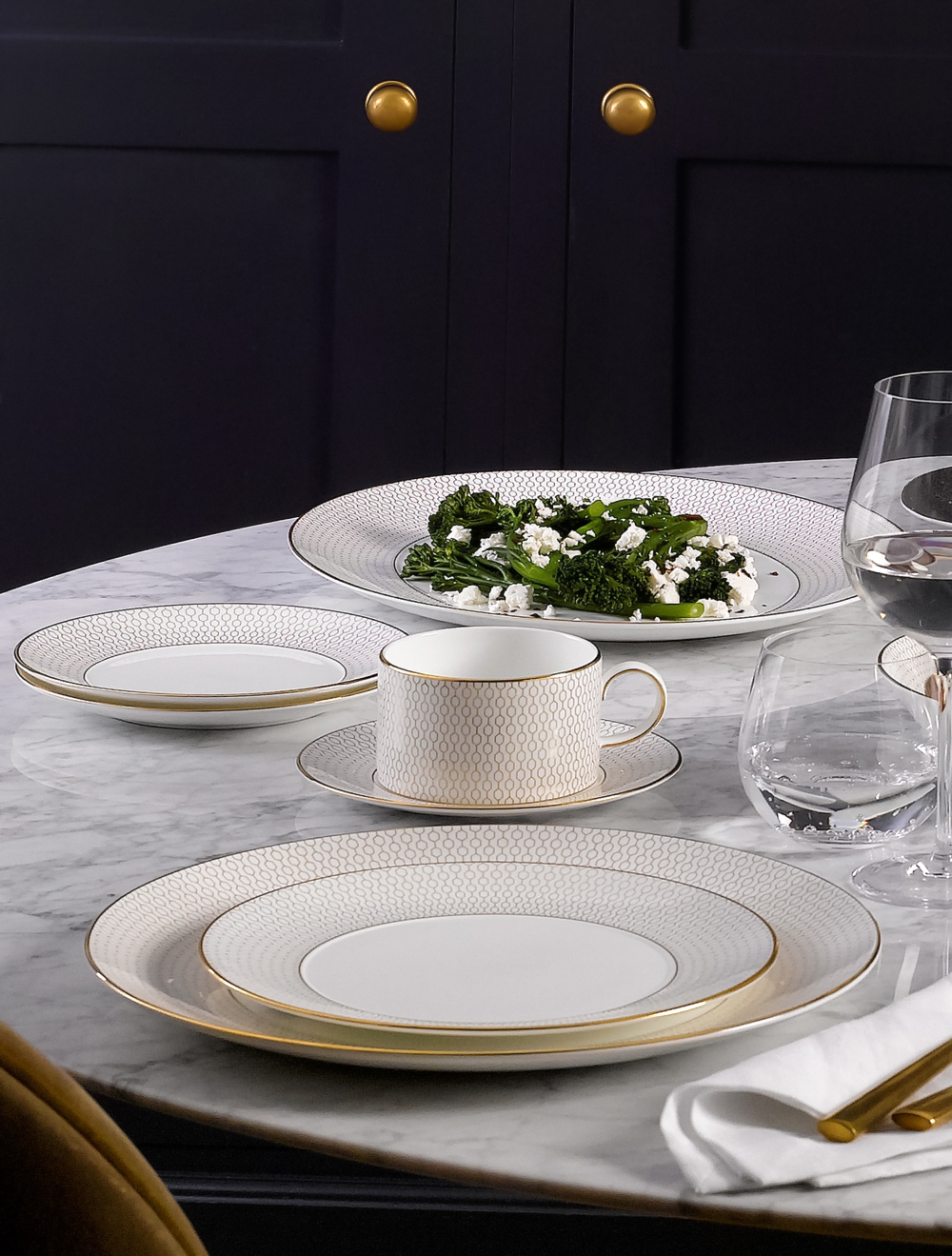 Чайная пара Gio Gold (Arris), 230 мл от Wedgwood