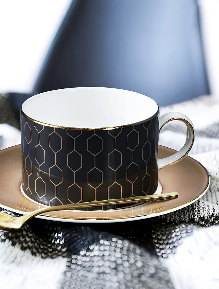 Набор из 4 чайных пар Gio Gold (Arris), 230 мл от Wedgwood