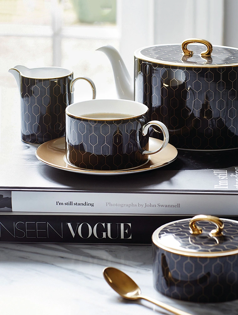 Набор из 4 чайных пар Gio Gold (Arris), 230 мл от Wedgwood