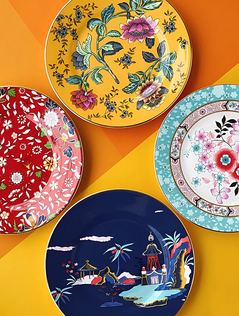 Набор из 4 закусочных тарелок Wonderlust, 20 см от Wedgwood