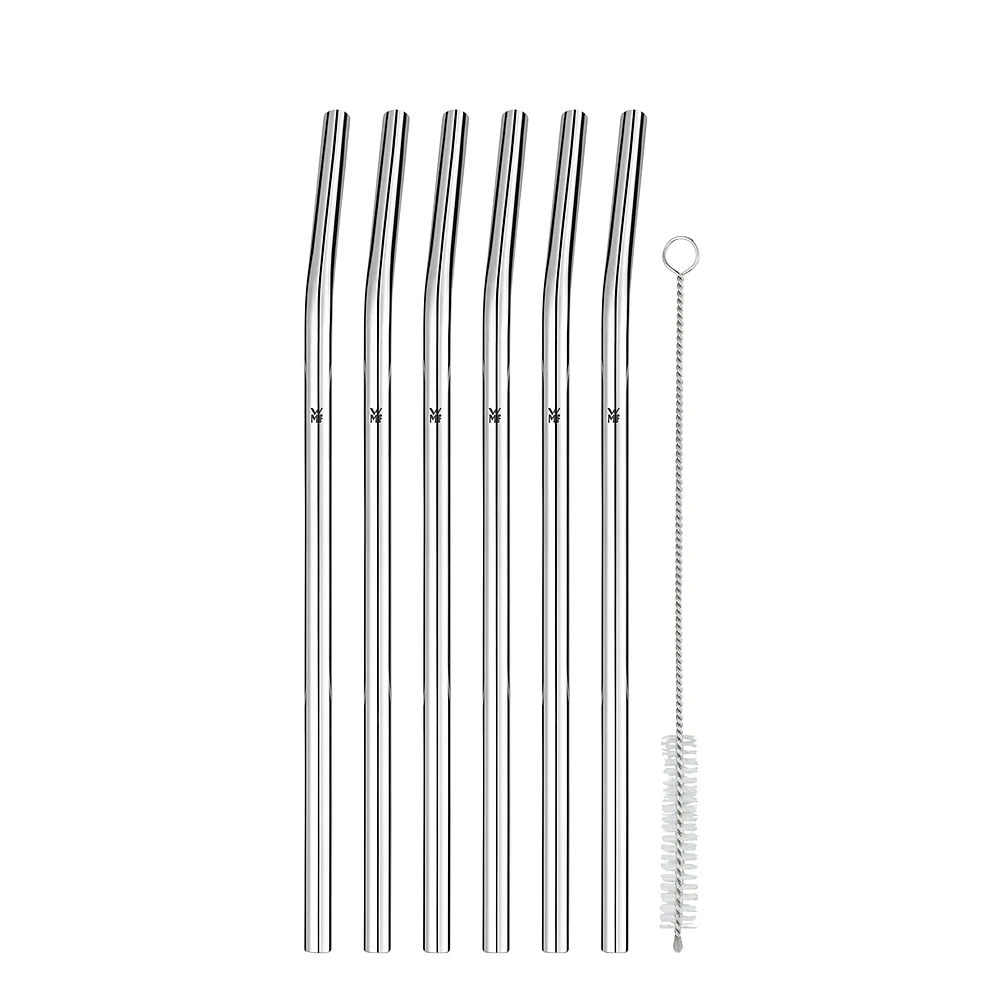 Набор из 6 трубочек для коктейлей со щёточкой Baric, 24 см от WMF
